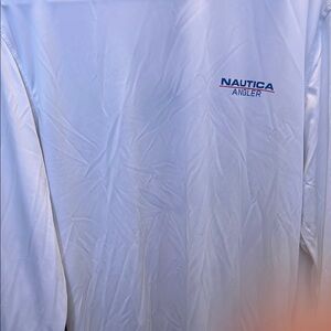 Nautica Angler White Long Sleeve Shirt